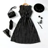 Comércio Exterior Roupas para Mulheres de Meia-Idade e Idosas, Roupas para Mães, Vestido de Comprimento Médio, Novo Estilo Solto de Verão, Afinando e Rejuvenescedor