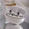 Adecuado para hebilla de auriculares Freeclip Zircón Morado Hebilla Clip Giratorio para Auriculares Accesorios Nicho Diseño Único