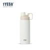 Tyeso nova chaleira esportiva externa de grande capacidade copo térmico de aço inoxidável duplo copo de água de alto valor de cor