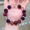 Pulsera de Amatista Fantasma Morada