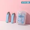 Lmltop Cortaúñas de Acero Inoxidable de Dibujos Animados Sy349 Set Plano Biselado Portátil Cortaúñas Al por Mayor Dropshipping