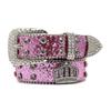 Cinturón de diamantes de imitación transfronterizo europeo y americano para mujer, corona con incrustaciones de diamantes de imitación, joyería de hip-hop, moda punk, vaqueros Baita
