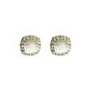 Pendientes de cristal de cubo ojo de gato perla pedrería para mujer otoño e invierno lujo ligero alta gama exquisitos pendientes de moda pendientes con temperamento