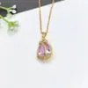 Collar de Acero Inoxidable para Mujer Joyería de Nicho Versátil Colgante de Cobre Cadena Elegante para Clavícula Joyería Cadena de Lujo Ligero