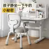 Silla de Estudio para Niños Soporte Lumbar Automático Silla con Altura Ajustable Silla de Crecimiento Respaldo Asiento Estudiantes de Primaria y Secundaria Silla Ergonómica