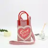 Bolso Bandolera Bolso de Mano para Mujer Dibujo Animado Nuevo Bolso de Teléfono Móvil Tejido Lindo Todo Fósforo Moda Mini Bolso Bolso de Hombro