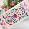 Jardim de Infância DIY criativo feito à mão pasta redonda amor flor de ameixa com adesivo acrílico infantil adesivos de strass