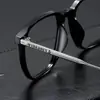 Gafas de lectura inteligentes con zoom y cambio de color, unisex, montura negra, montura metálica, doble uso para personas de mediana edad y mayores en movimiento