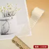 Nuevo material de encaje de algodón bordado de 2.5 cm para ropa hecha a mano DIY, borde de falda calado, accesorios para textiles del hogar