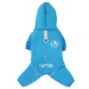 Abrigo de invierno impermeable para mascotas de dos tonos con cuello alto, chaleco cortavientos y cálido, adecuado para uso en exteriores, se puede sujetar a una correa, chaqueta de algodón casual para perros