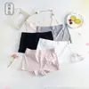 Pantalones de seguridad de seda de hielo sin costuras, de color sólido, para mujer, antideslizamiento, transpirables, de ángulo plano y con efecto lifting abdominal.