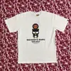 Camiseta de manga corta Bape estilo coreano transfronteriza, nueva co-marca Sanrio, caricatura linda, corte holgado, al por mayor