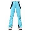 Novas Calças de Esqui Calças com Alça para Casal Quentes à Prova de Vento Impermeáveis Equipamento de Esqui Macacão de Snowboard Calças de Neve Peça Única para Homens
