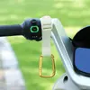 Gancho para Vehículo Eléctrico, Gancho Metálico Frontal para Motocicleta Bicicleta, Gancho para Casco de Entrega, Gancho para Manillar de Patinete Eléctrico