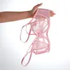 Comércio Exterior Sutiã Feminino Francês Orelha de Coelho Copo Lingerie Sutiã Mostrando Seios Grandes Pequenos Anti-Queda Respirável Verão Fábrica Atacado