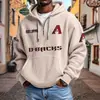 Ropa Nueva para Hombre Transfronteriza Amazon Más Vendido Sudadera con Capucha y Cremallera Multibolsillos Sudadera de Moda de Comercio Exterior Serie NFL