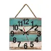 Relógio de Parede Estilo Europeu Amazon 10 polegadas Quadrado Criativo Retro Decoração Sala de Estar Relógio Nórdico Relógio de Parede Estilo Nórdico Uso Doméstico