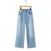 Pantalones rectos de pierna ancha nuevos de SpecialNiu Daxia para mujeres de talla grande, pantalones largos adelgazantes y sencillos 100 kg Pantalones casuales 0851