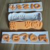 ¿Cuántos años tengo? Molde de silicona para insertar tarjetas de pastel Marca Herramienta para fondant y chocolate Herramienta para arcilla y cerámica blanda