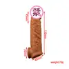 Condón Líquido TPE para Aumentar el Grosor, Condón de Pene Masculino para Usar Dildo Artificial, Productos Sexuales para Adultos para Entrega