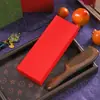 Caja de Empaque para Peine de Sándalo Rojo Rectangular en Stock, Caja de Regalo Grande de Alta Calidad, Caja de Marcapáginas Cultural y Creativa