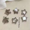 Cuentas Acrílicas Transparentes en Forma de Estrella con Agujero Recto para Accesorios de Joyería Hecha a Mano DIY Materiales Cuentas Sueltas Mayoreo