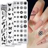 Molde de Estamparia de Aço para Nail Art de Natal Ferramenta DIY de Transferência de Óleo Conjunto de Gel para Estamparia Francesa de Unhas Transfronteiriço
