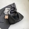 All-match Ins Bolsa Crossbody Feminina 2023 Nova Moda Outono e Inverno Vintage Bolsa Tote Estilo Universitário Casual Bolsa de Grande Capacidade
