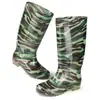 Botas de chuva camufladas espessas e resistentes a odores, cobre-sapatos longos à prova d'água, sapatos de borracha, botas de água antiderrapantes para cozinha, sapatos de água de corte alto, médio e baixo