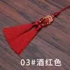 Nuevo Producto de Lingzhen: Colgante de borla Danza del Cuchillo y el Caballo, Tendencia China Estilo Antiguo Máscara Facial de Ópera de Pekín Colgante Pequeño, Accesorio para Cuello de Hanfu Cheongsam