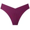 Lencería Sexy Seda de Hielo Sin Costuras Europea y Americana Nueva Tanga de Cintura Baja en Forma de V Cómoda y a la Moda para Mujer Exportación Venta al Mayoreo