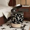 Papelero Retro Francés M^ para Sala de Estar, Dormitorio, Dormitorio Estudiantil, Cocina, Baño del Hogar, Gran Capacidad, Papel de Alto Valor