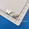 Galvanizado Oso Artificial Pajarita Copo de Nieve Corona Flor Plástico Accesorios Diadema DIY Agarrador Funda de Teléfono Celular Hebilla de Zapato Pegatina