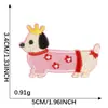 Dibujo Animado Autoadhesivo Mini Lindo Perrito DIY Accesorios de Ropa Decoración Funda de Teléfono Taza de Agua Parche Parche de Tela Bordado