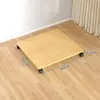 Estação de armazenamento de impressora de mesa de escritório Suporte de host de computador móvel Polia de chão Suporte de flores em vasos