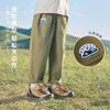 [No se hacen bolitas] Pantalones tejidos de algodón para niño Cotton Hall Primavera y Otoño Nuevo estilo Pantalones rectos holgados para niños Antibacterianos