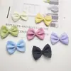Nuevo Estampado de Tela Diamante Color Sólido Cuadros Palabra Lazo Accesorios para la Cabeza Ropa DIY Zapatos y Sombreros Accesorios Semi-terminados