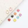 Polvo de Cebolla Estéreo Amor Accesorios de Joyería DIY Colgante Goteo de Aceite Llavero de Aleación Pendientes Pulsera Colgante Pequeño Colgante