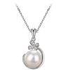 Colar de Pérolas Colar Feminino Colar Corrente Colar Brincos de Agulha de Prata Feminino Conjunto de Jóias para Esposa e Namorada Tanabata Presente