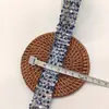 Cinturón Tejido de Tweed Colorido de Ala Ancha con Cerdas de Cepillo de Dientes, Lentejuelas Doradas de Seda, Accesorios para Ropa, Accesorios para Manualidades
