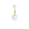 Conjunto direto da fábrica com 10 peças de anéis de umbigo de borboleta com zircônia, anel de umbigo longo de borboleta, joias para piercing corporal em estoque