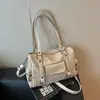 Bolsa Tote Grande de Estilo Dulce y Fresco para Mujer 2026 Nueva Tendencia Bolso Versátil Bolsa para Uniforme Bolso de Hombro Simple