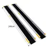 Silla de Ruedas Eléctrica Retráctil Portátil Accesible Estuche de Aviación Carga en Escaleras de Vehículo Peldaños Tablero Rampa Tablero de Alfombra