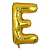 Globos de Papel de Aluminio de 16 pulgadas Versión Americana Dorado Letras Inglesas A-Z Números 0-9 Banner de Decoración para Fiesta de Cumpleaños Venta al por Mayor