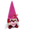 Comercio exterior Muñeco de duende de San Valentín Regalo de Rodolfo Muñeco de gnomo de boda de San Valentín Decoraciones de muñecas Transfronterizas