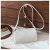 2025 Primavera Nuevo Estilo Coreano Nicho Moda de Alta Gama Bolso Cilíndrico Bolso de Mano para Mujer Bolso de Hombro Individual Cruzado