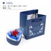 Caja de Regalo de Flor Inmortal de Acrílico con Diamante Nueva de Fábrica Caja de Embalaje para Anillo Collar con Pintura Táctil abatible Wholesale
