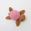 Pendente fofo de tricô de lã feito à mão tartaruga de crochê enviar amigos presente criativo boneca de crochê boneca
