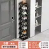 Sapateira sem Montagem para Entrada de Casa Interna Multicamadas Simples Pequena Economizadora de Espaço Armário de Sapatos Armazenamento de Dormitório Dobrável