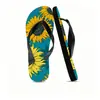 Chanclas personalizadas de EVA con suela gruesa y diseños transfronterizos, antideslizantes, resistentes al olor, resistentes al desgaste, chanclas de graffiti para playa, exportadas a Japón